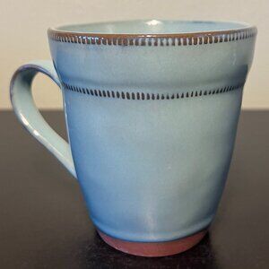 Laurie Gates VALENCIA TEAL COLLECTION Stoneware Mug ~ Blue Gray Glaze ~ Hygge